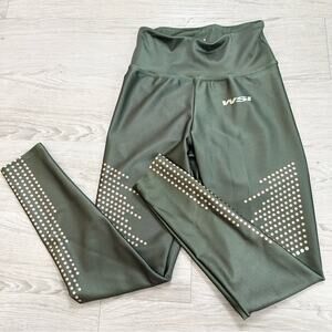 WSI x Brownells Women’s Compression Leggings Medium Green High Rise USA Made